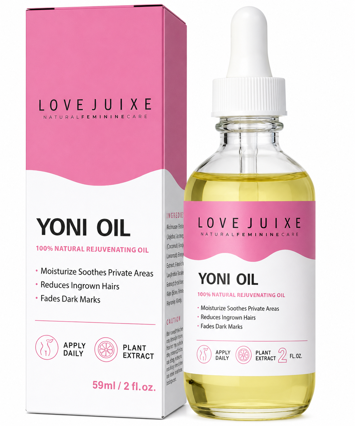 Yoni Oil for Dryness, Ingrown Hairs, Dark Marks & Scars