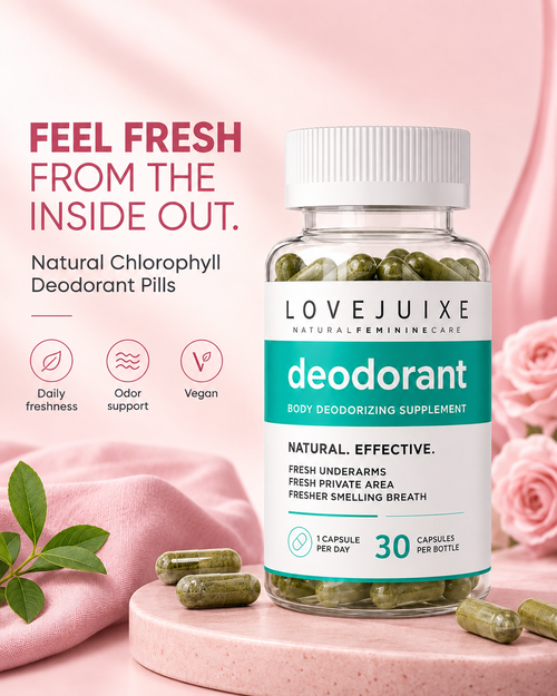 Natural Deodorant Chlorophyll Pill for Body Odor, Detox & Healthy Skin