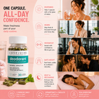 Natural Deodorant Chlorophyll Pill for Body Odor, Detox & Healthy Skin