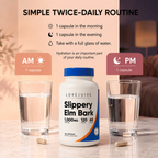 Extra Strength Slippery Elm Bark Moisture Capsules